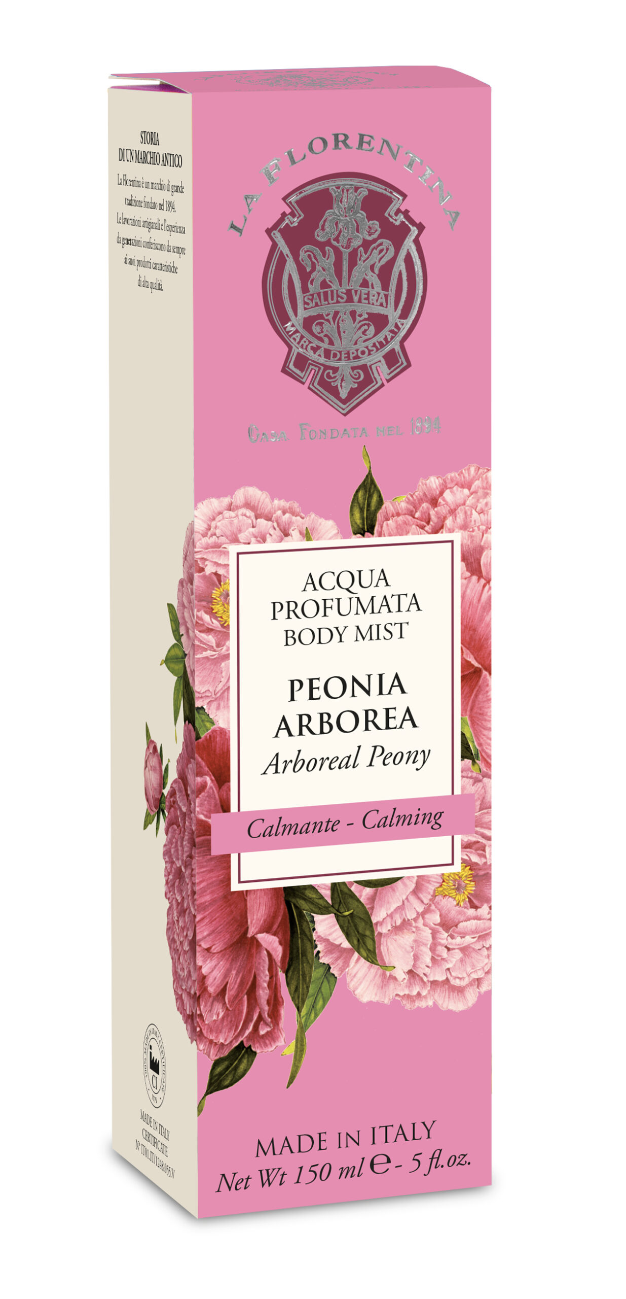 410037 LF BELLOSGUARDO ACQUA 150ML PEONIA ASTUCCIO